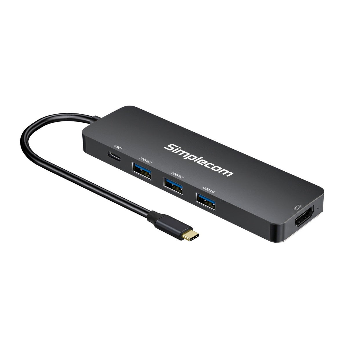 Simplecom CH545 USB-C 5-in-1 Multiport Adapter Docking Station with 3-Port USB 3.0 Hub PD HDMI Simplecom CH545 USB-C 5-in-1 Multiport Adapter Docking Station with 3-Port USB 3.0 Hub PD HDMI